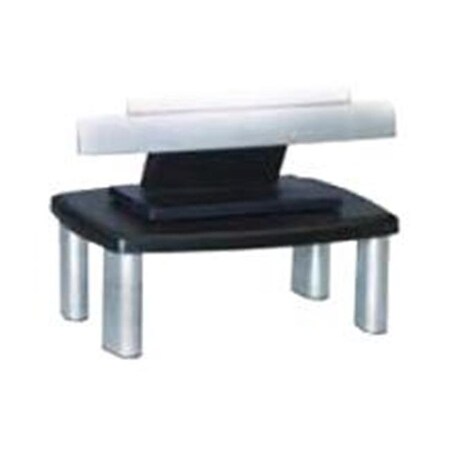 Abacus Monitor Stand for CRT & LCD - Up to 80lb - Up to 21    CRT - Silver  Black AB78978